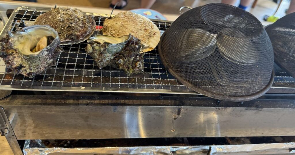 千葉で食べた浜焼きと海鮮料理