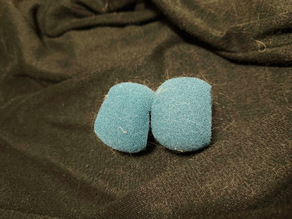 洗濯時に使っていた吸毛ボール