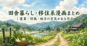 田舎暮らし・移住系漫画まとめのアイキャッチ画像
