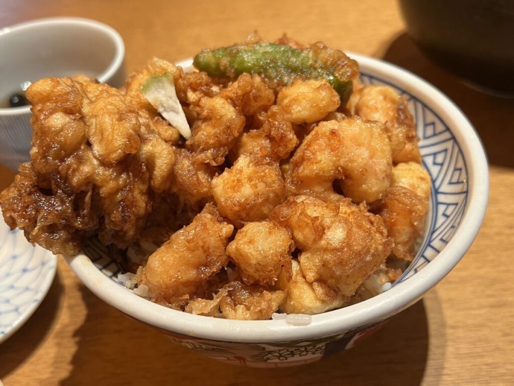 赤坂天ばら丼星野屋の天ばら丼
