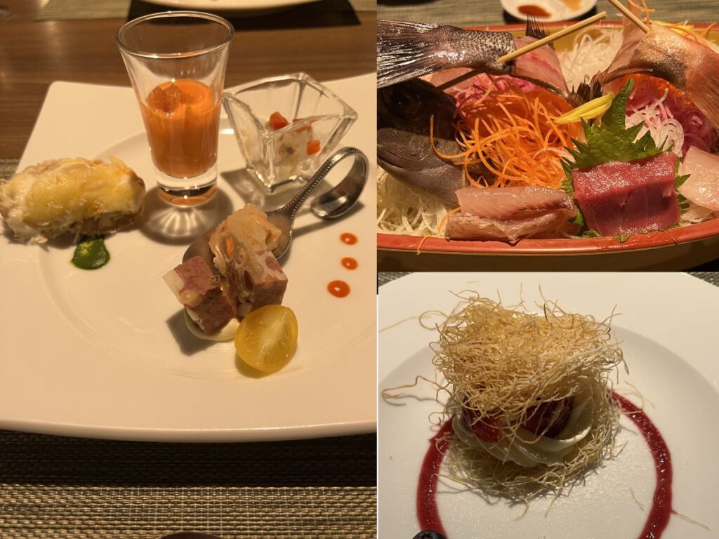 アンダリゾート伊豆高原の夕食