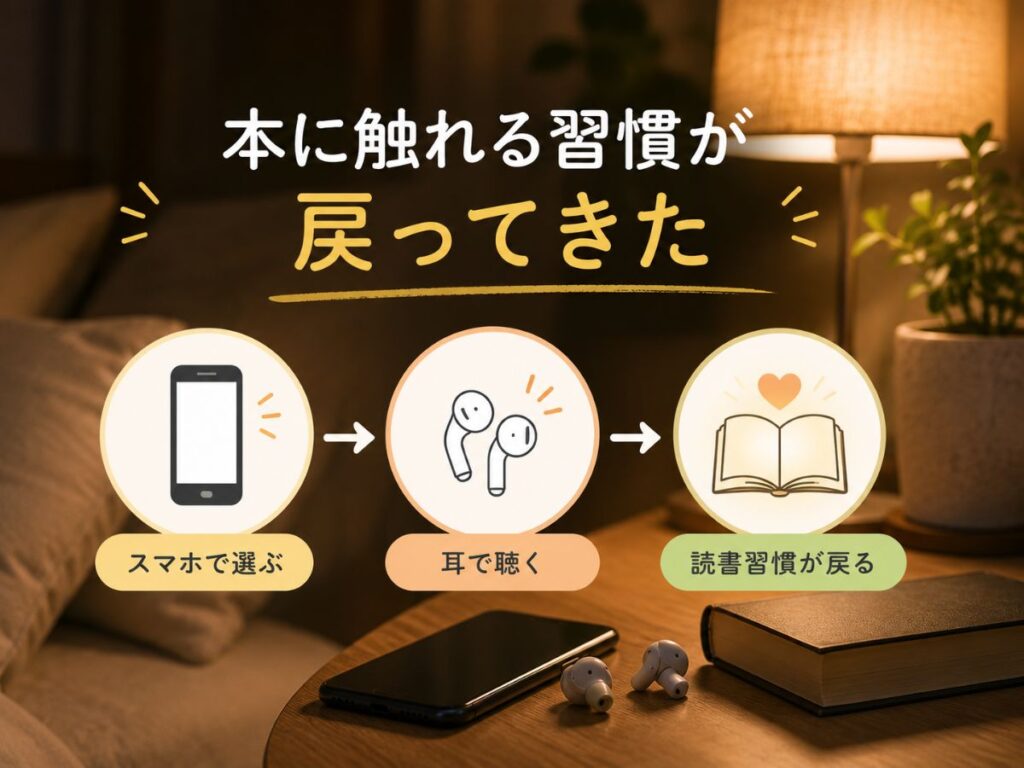 Audibleで本に触れる習慣が戻ってきた流れ