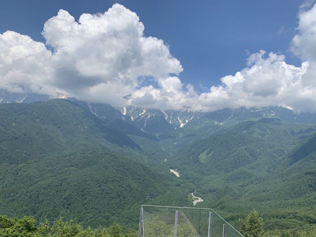 白馬岩岳マウンテンリゾートから望む北アルプスの絶景
